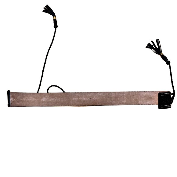 Authentic Gucci 11 SS Runway Frida Giannini Studded Bamboo Rope Tied Wrap Belt - Picture 10 of 11